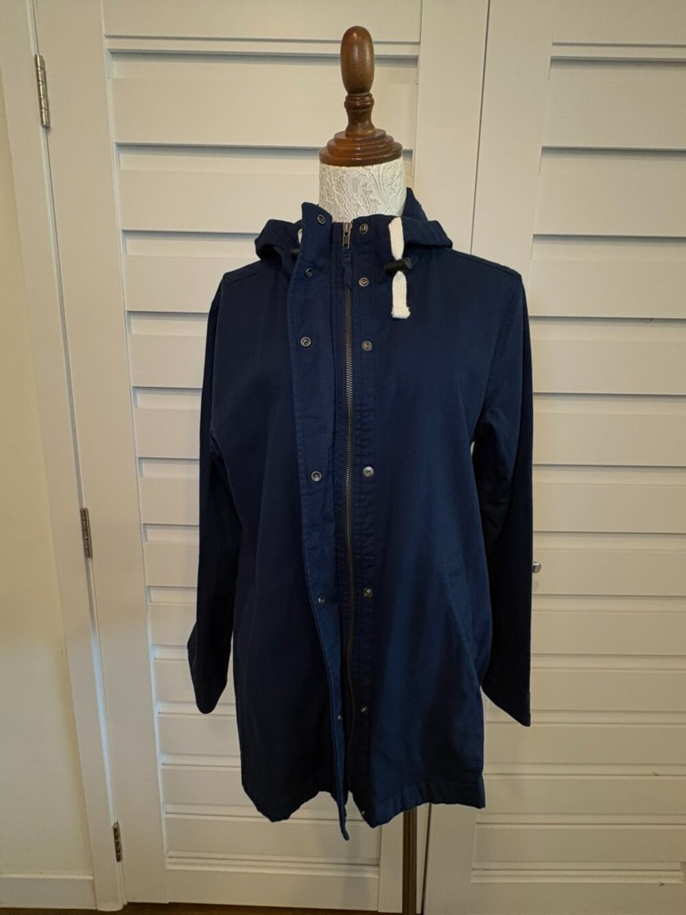 The North Face Shipler Cotton Utility Coastal New England Jacket Montague Blue L - Picture 9 of 15